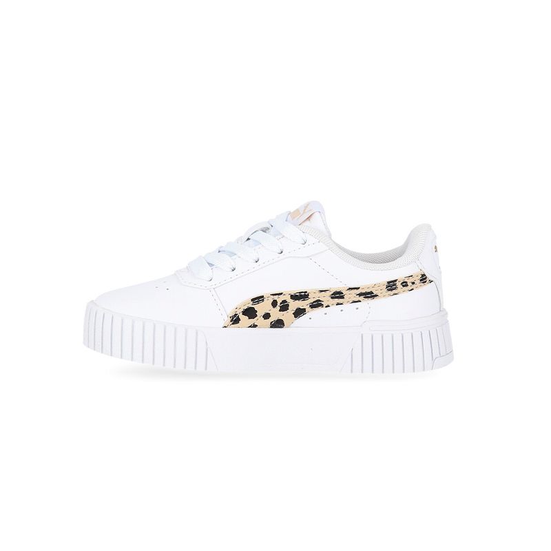 Zapatillas Puma Carina 2.0 Animal PS Blanco Niña