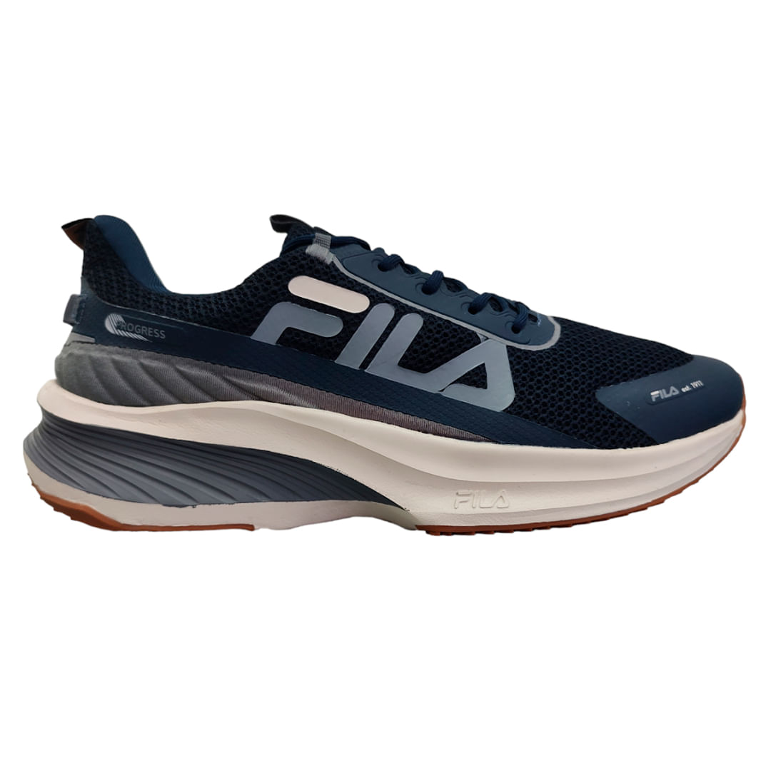 Zapatillas Fila Hombre Progress Blancas Running