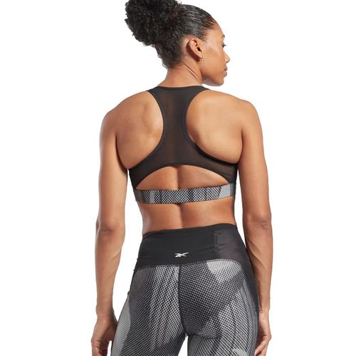 Top Reebok Ts Lux Per Racer Bra-Aop Mujer