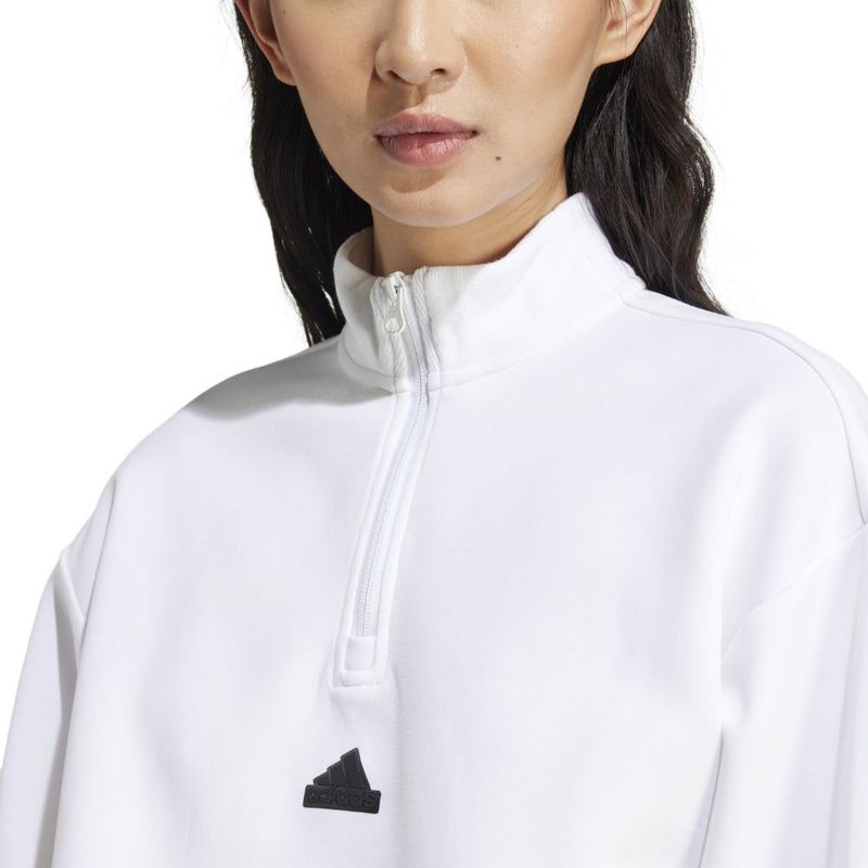 Buzo adidas blanco mujer deals