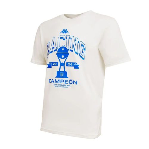 Remera Hombre Kappa Racing Club Campeon Copa Sudamericana 2024