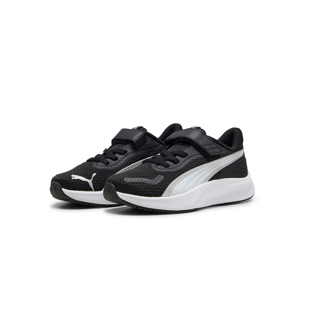 Sneakers Zapatillas Puma NiÃ±a Negras Zapatillas Niño Puma Pounce